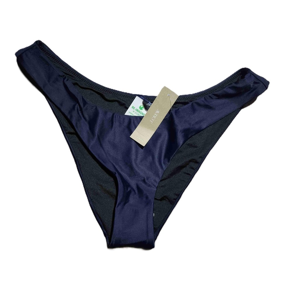 J Crew Navy Bikini Bottoms Size Small NWT